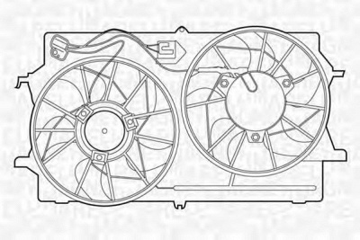 MAGNETI MARELLI 069422307010 -  Вентилятор, охлаждение двигателя
